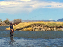 Instructional Trout Nymph Guide Trips Upper Madison River Montana