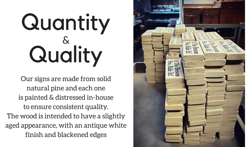 Wholesale quantities and qualities. About Knock on Wood wholesaler and distributor.