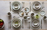 Canvas Home Shell Bisque Round Serving Bowl