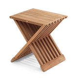 Skagerak Fionia Folding Stool & Table Teak
