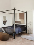 Ferm Living Vista Bedspread - Dark Blue