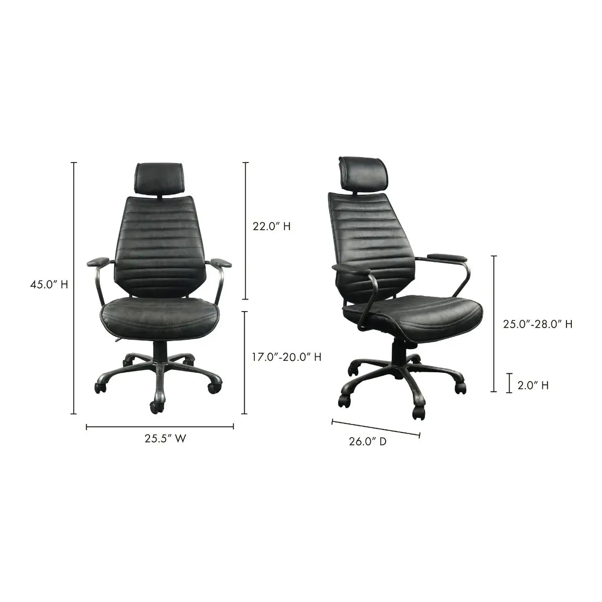 Moe's Executive Swivel Office Chair