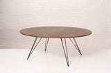 Tronk Williams Coffee Table - Oval Large Walnut Black
