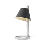 Pablo Lana Mini Table Lamp Chrome Charcoal/Grey