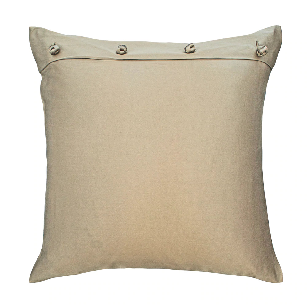 Ann Gish Charmeuse Euro Sham w/ French Knots