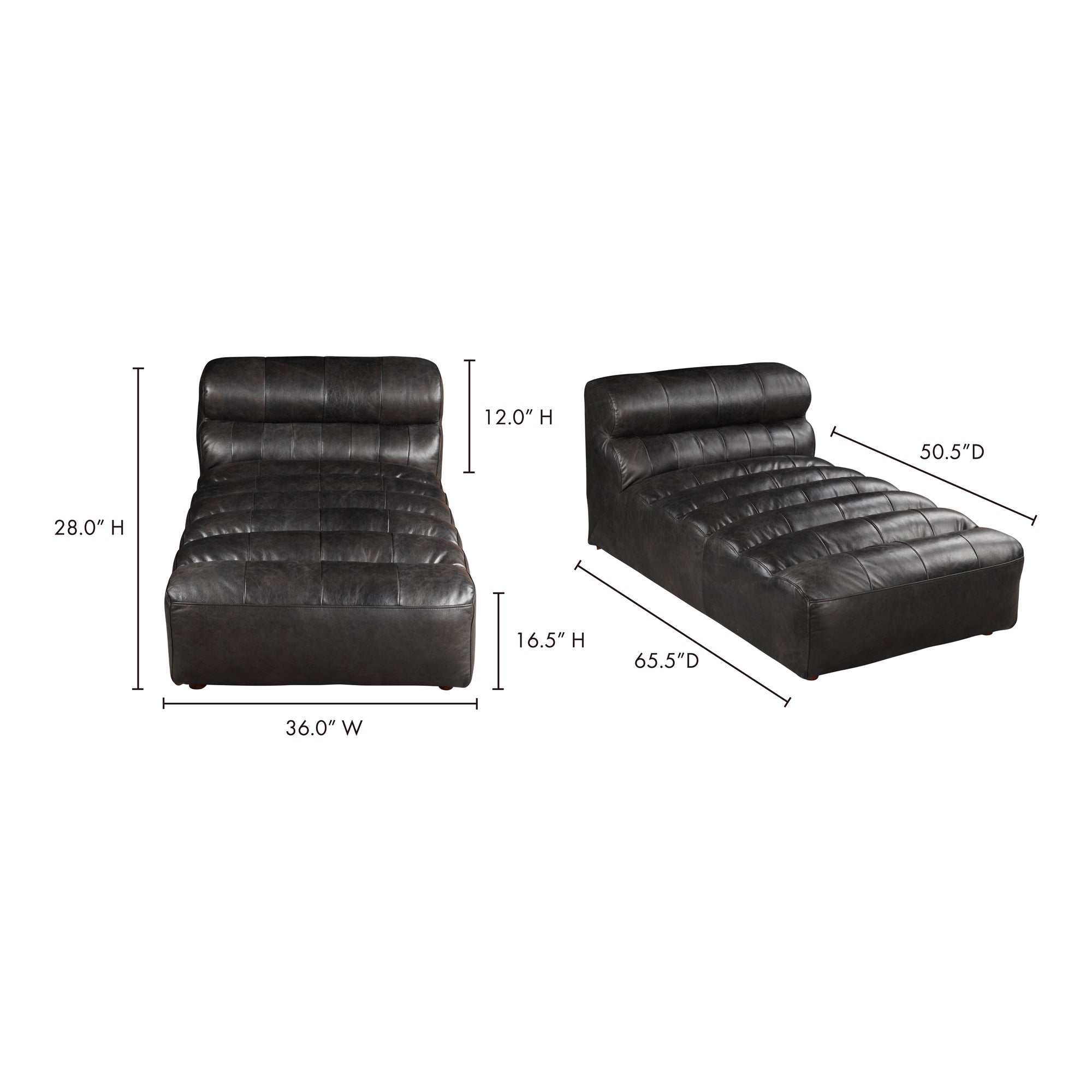 Moe's Ramsay Chaise