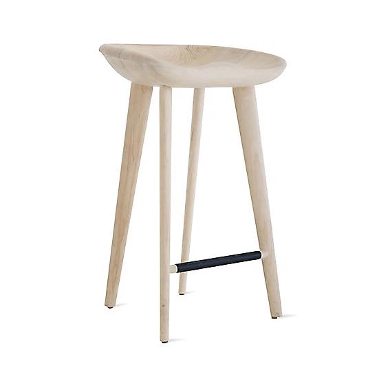 BassamFellows Tractor Stool - Counter Walnut