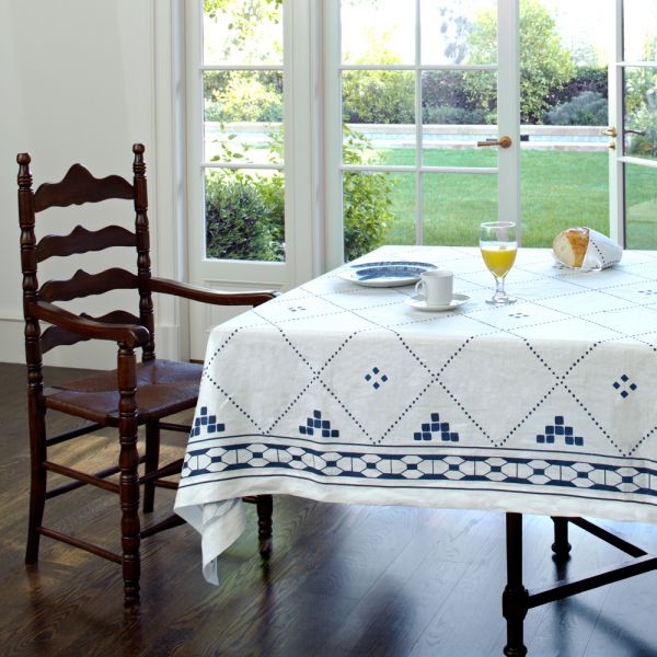 Huddleson Anfa Linen Tablecloth - Square