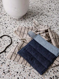 Ferm Living Hale Tea Towel Sand/Black