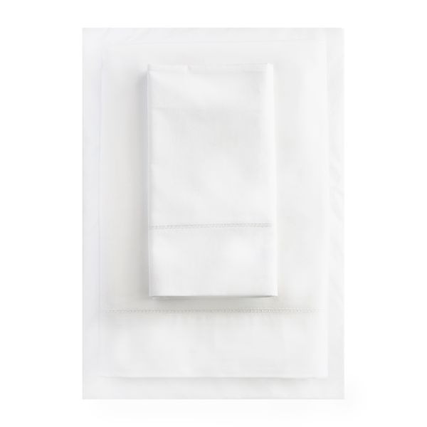 Huddleson Hemstitch Cotton Percale Top Sheet