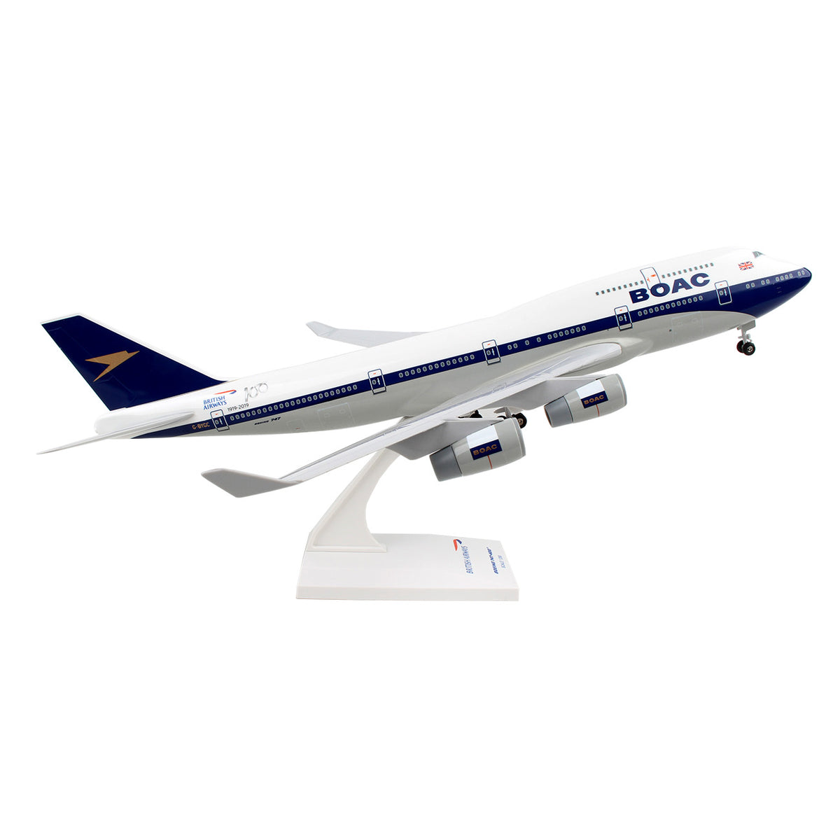 1/400 ＢＯＡＣ(英国海外航空) ボーイングＢ７４７－１００ Ｇ