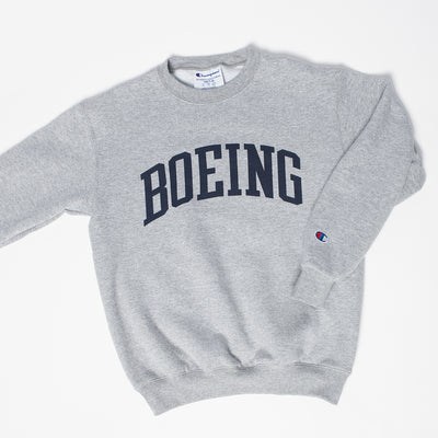 Champion Boeing Youth Varsity Crewneck Sweatshirt (2878920687738)