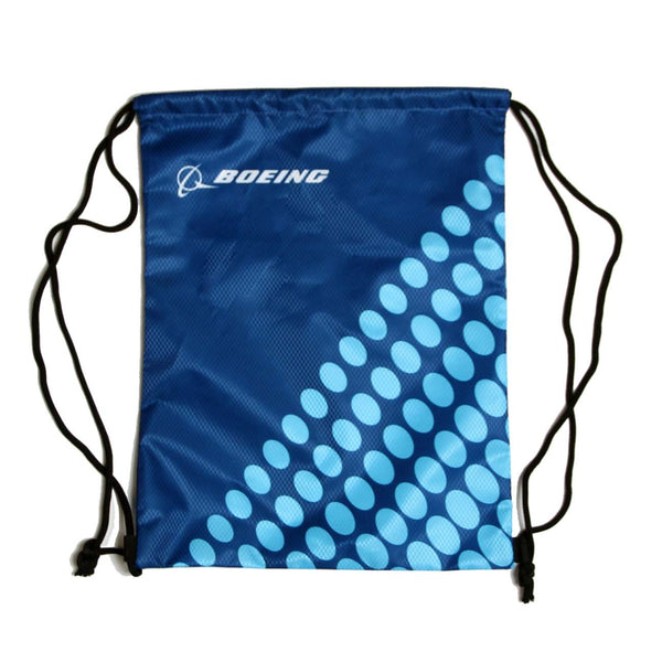 Boeing Commercial Pattern Cinch Bag