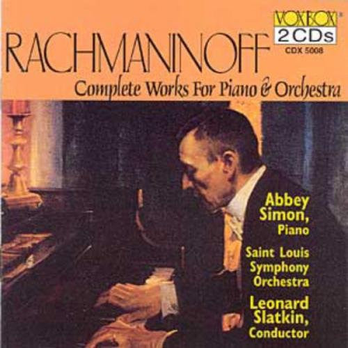 Rachmaninoff: Complete Works for Piano and Orchestra - Abbey Simon, St. Louis Symphony Orchestra, Leonard Slatkin (2 CDs)