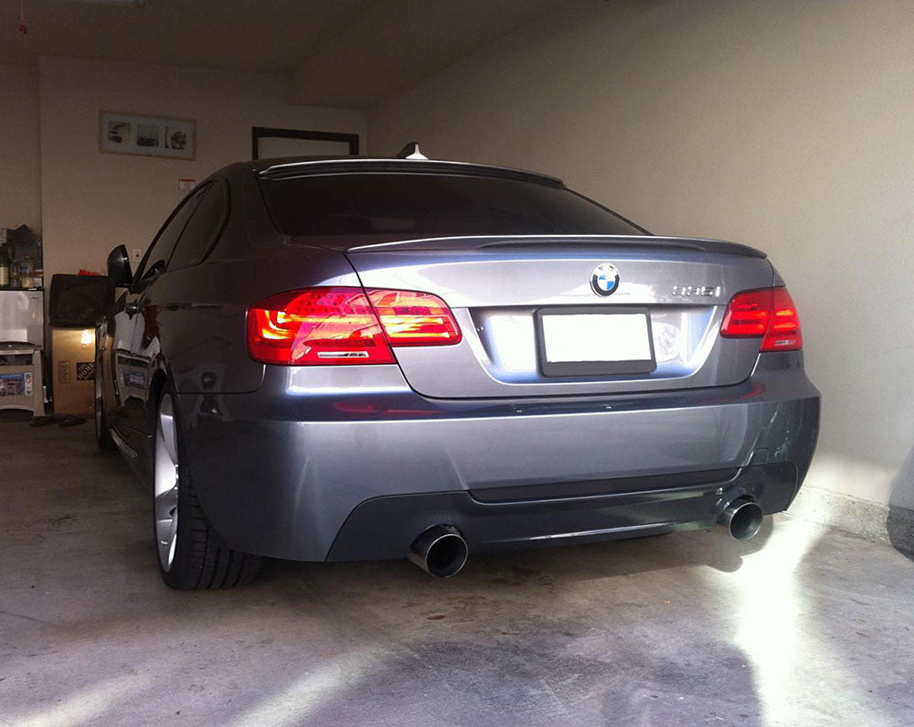 BMW E92 & E93 ABS Plastic Trunk Spoiler Lip Performance