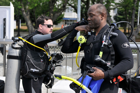 Pre-Dive Safety Check with PADI Diver