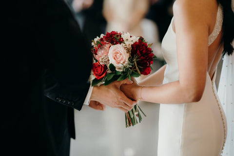 peony wedding bouquet wellington florist