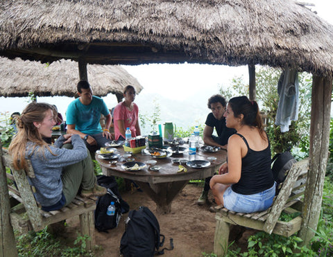makers travelers myanmar inle trek group shot members 
