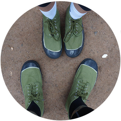 makers travelers myanmar trek boots cheap inexpensive $3 shoes