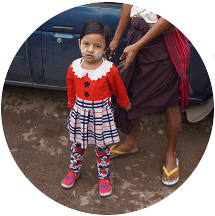 makers travelers myanmar face paint burma thanaka little girl make up