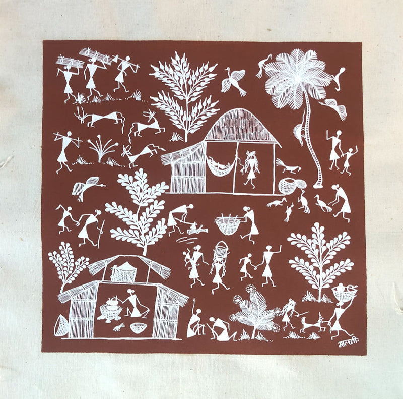 Warli Artwork | Cultural Life of Warli Tribe | Wall Art Decor ...