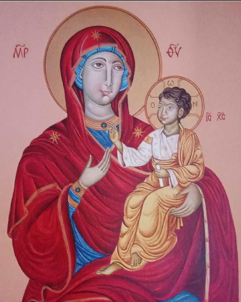 Jesus Christ | Mother Mary | Buy Kerala Mural Painting By Jijulal ...