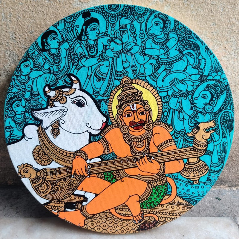 Buy Beautiful Lord Hanuman Painting | Kalamkari Artwork – MeMeraki.com