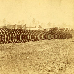 Park of wagon wheels, City Point, VA