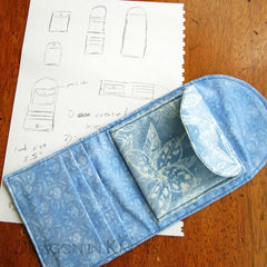 Dragon in Knots wallet prototype 1