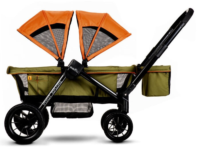 pivot double stroller