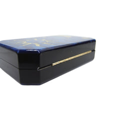 Moon Star Navy Blue Mother Of Pearl Evening Clutch