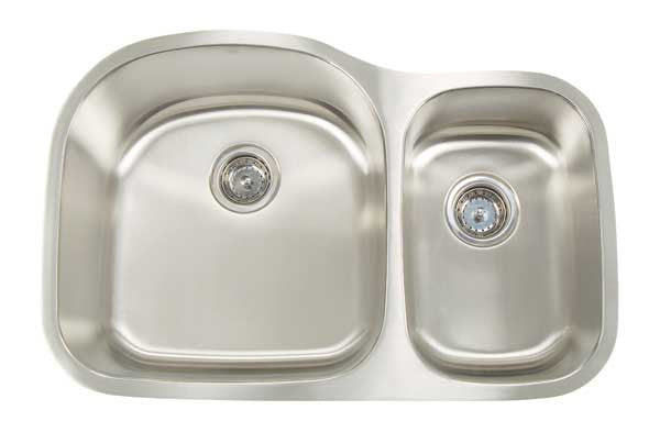 Artisan Double Bowl Undermount Kitchen Sink Stainless Steel