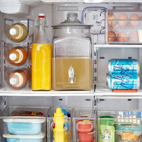 an organized fridge can help everyone make healthier choices