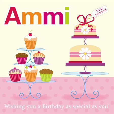 Ammi Birthday Card