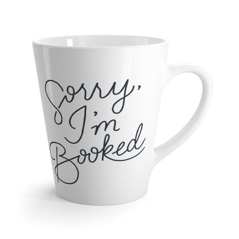 sorry i'm booked mug