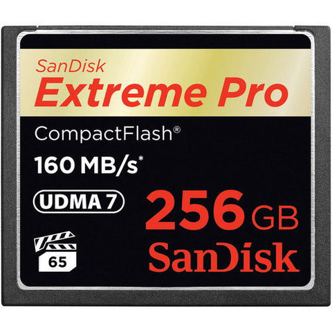 SanDisk Extreme PRO S 256GB SDCFXPS-256G (160MB/s) Compact Flash Memory Card