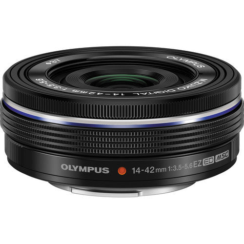 Olympus M.Zuiko Digital ED 14-42mm 1:3.5-5.6 EZ Black Lens (White Box)