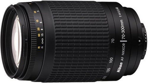 Nikon AF Zoom-Nikkor 70-300mm f4-5.6G Black Lens