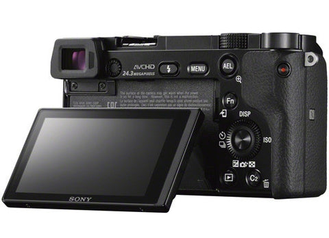 Sony Alpha A6000 ILCE-6000Y with 16-50mm and 55-210mm Lenses Black Mirrorless Digital Camera
