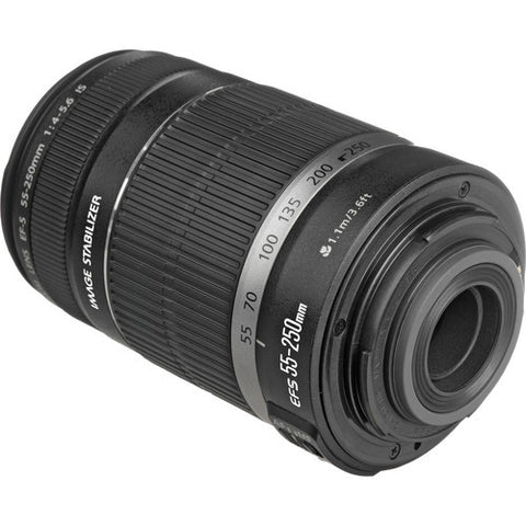 Canon EF-S 55-250mm f4-5.6 IS II Lens (White box)