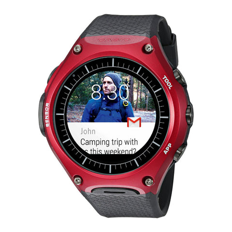 Casio WSD-F10 Outdoor Smart Watch (Red)