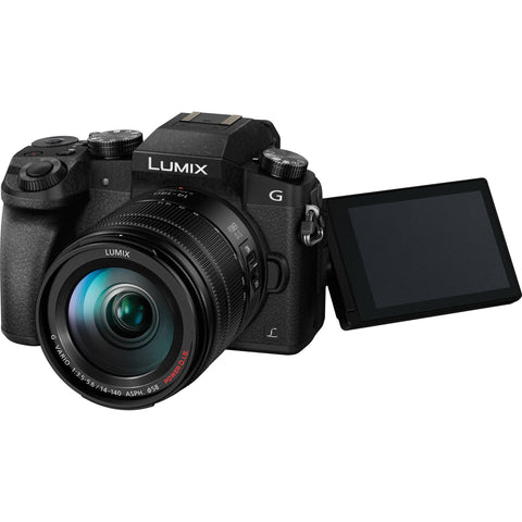 Panasonic Lumix DMC-G7 with 14-140mm II Lens Black Mirrorless Micro 4/3 Digital Camera