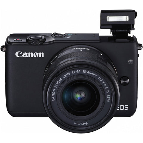 Canon EOS M10 with EF-M 15-45mm f/3.5-6.3 IS STM Lens Black Digital SLR Camera