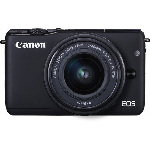 Canon EOS M10 with EF-M 15-45mm f/3.5-6.3 IS STM Lens Black Digital SLR Camera