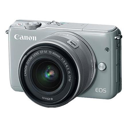 Canon EOS M10 with EF-M 15-45mm f/3.5-6.3 IS STM Lens Grey Digital SLR Camera