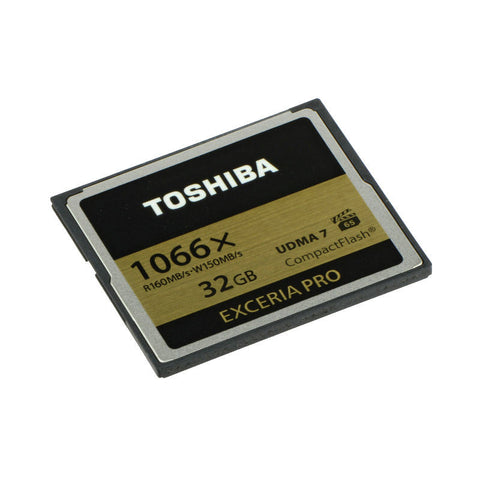 Toshiba Exceria Pro Compact Flash 32GB Memory Card