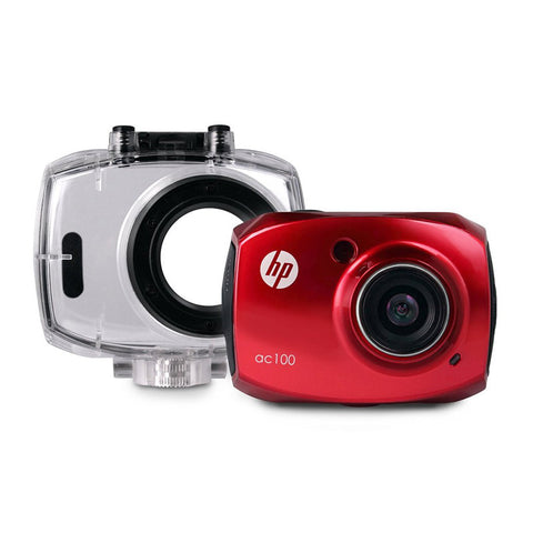 HP AC100 Red Digital Action Camera