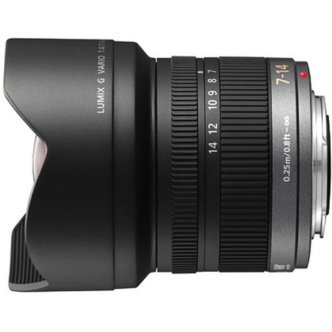 Panasonic Lumix G Vario 7-14mm f4 ASPH Black Lens