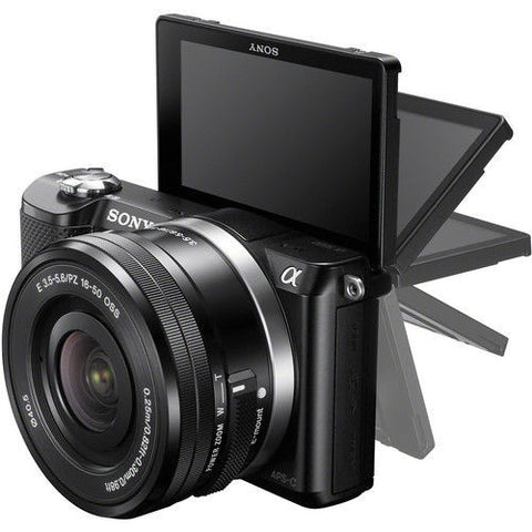 Sony Alpha A5000 ILCE-5000L with 16-50mm Lens (Black)