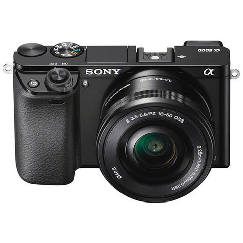 Sony Alpha A6000 ILCE-6000L with 16-50mm Lens Black Mirrorless Digital Camera